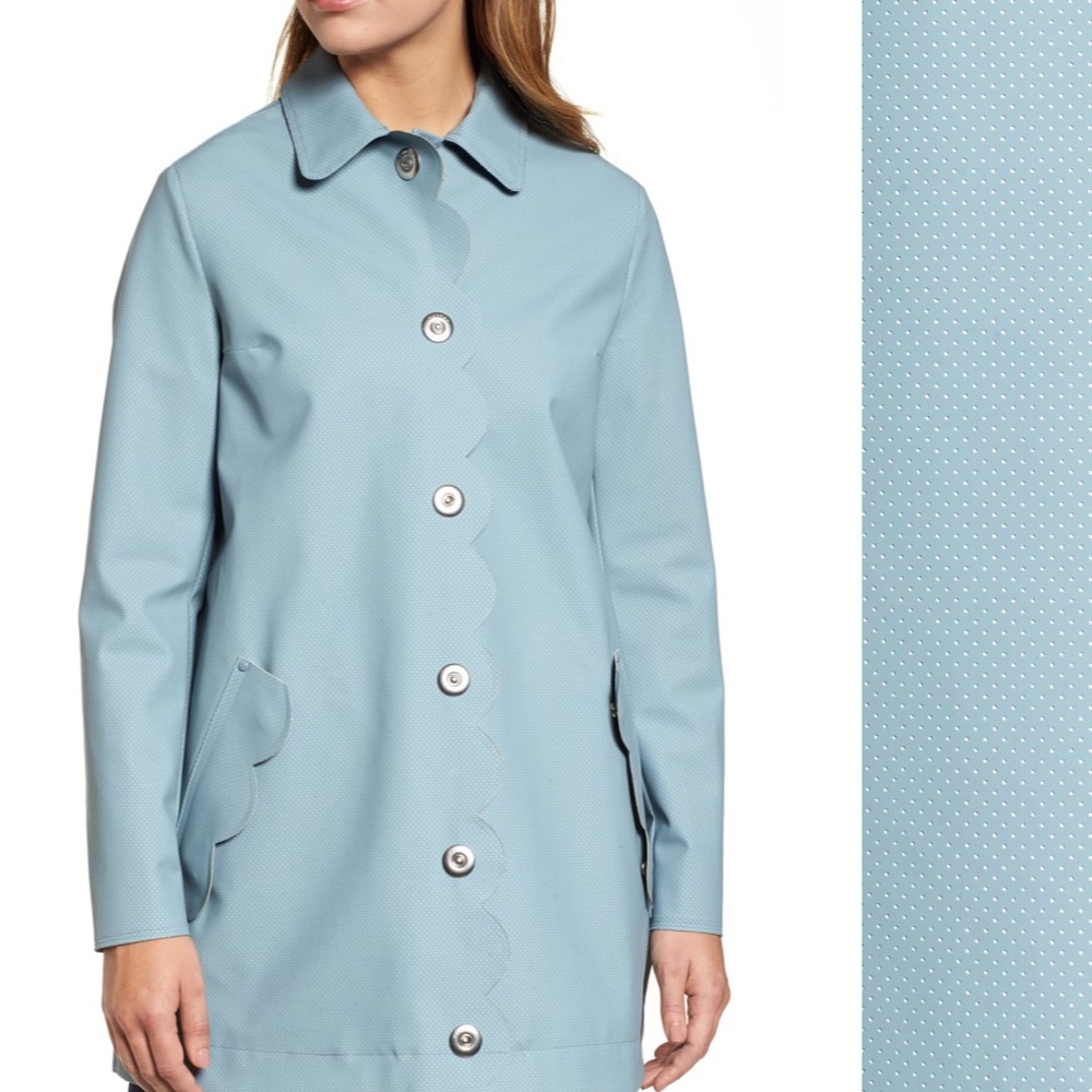 {Hunter} Blue Mist Raincoat - Picture 3 of 11